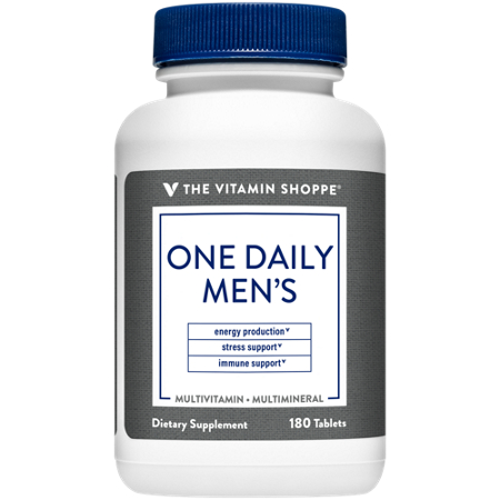 The Vitamin Shoppe One Daily Men's Multivitamin tablets front