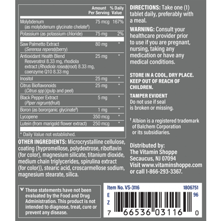 The Vitamin Shoppe Men's Multivitamin, 2000 IU D3 Directions