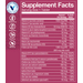 Supplement Facts label for Women's Multivitamin with Vitamin D3