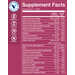 Supplement Facts label for Women's Multivitamin with D3