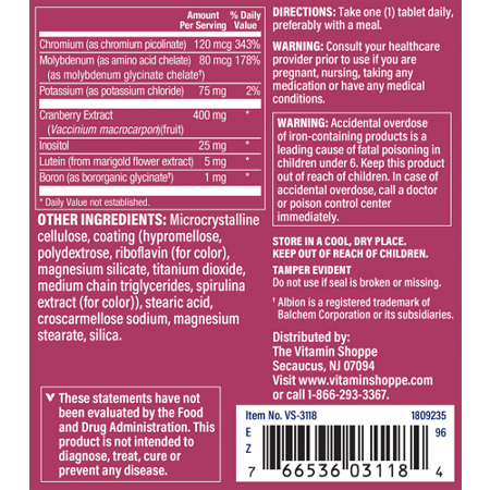 The Vitamin Shoppe Women's Multivitamin Directions