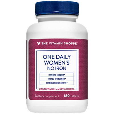 One Daily Women's Iron Free Multivitamin & Multimineral with Vitamin D3 (180 Tablets)