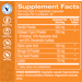 Supplement Facts label for Elements for Hair Skin and Nails capsules 500 MG