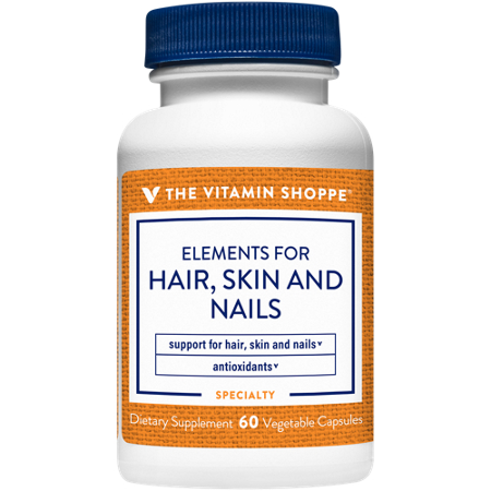 The Vitamin Shoppe Elements for Hair Skin and Nails capsules 500 MG view