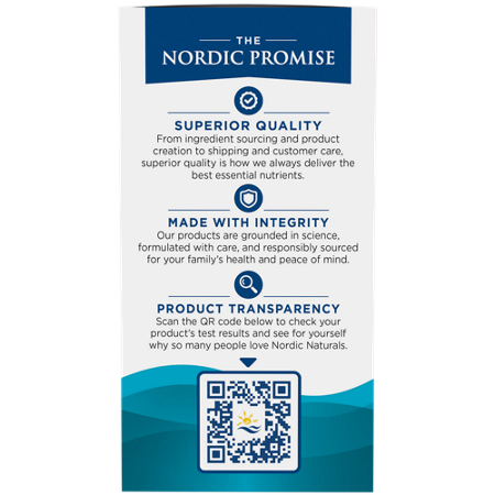 Nordic Naturals Algae Omega softgels label view 4