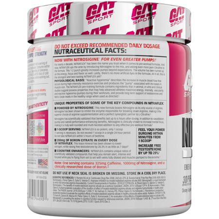 GAT Sport Nitraflex Pre-Workout Fruit Punch view 4