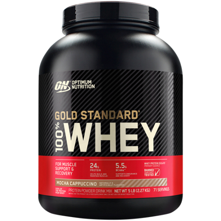 Optimum Nutrition WHEY Protein Powder, Mocha Cappuccino