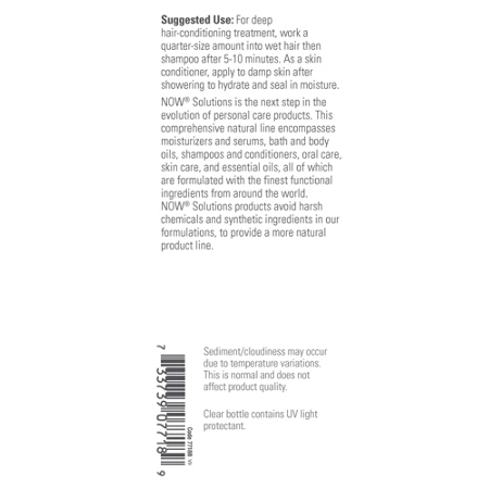 Directions for Now Foods Jojoba Oil