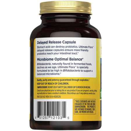 Renew Life Ultimate Flora Probiotic vegetable capsules view 4