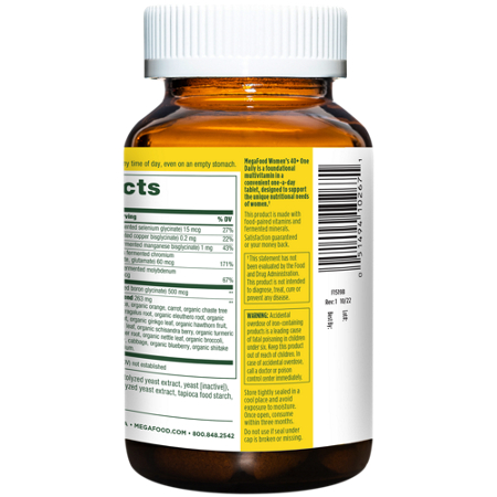 Megafood Multivitamin for Women Over 40 tablets view 4