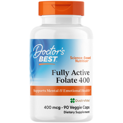 Fully Active Folate 400 - Vegan - 400 MCG (90 Vegetarian Capsules)