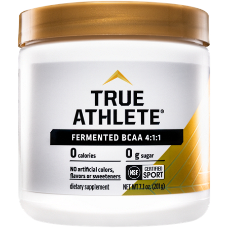 True Athlete Fermented BCAA Powder 4:1:1 jar front