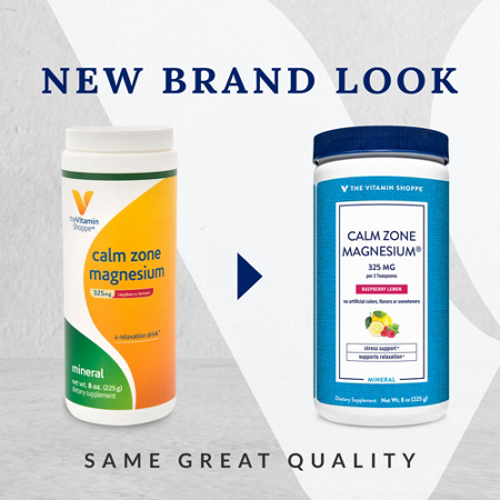 The Vitamin Shoppe Calm Zone Magnesium Powder 325 MG alternate view 2