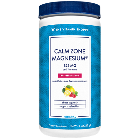 Calm Zone Magnesium Powder Raspberry Lemon 325 MG