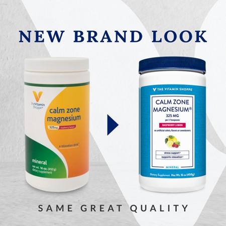 The Vitamin Shoppe Calm Zone Magnesium Powder 325 MG alternate view 2