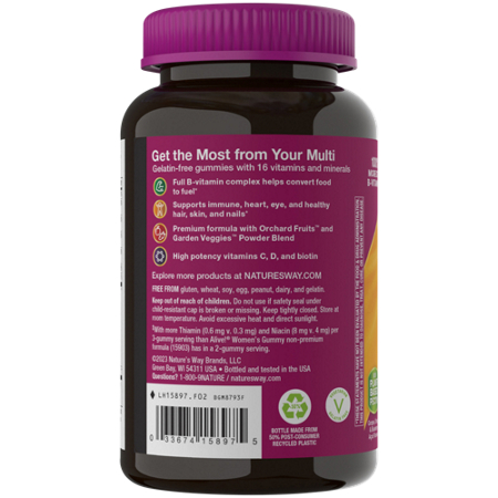 Alive Womens Gummy Multivitamin bottle view 4