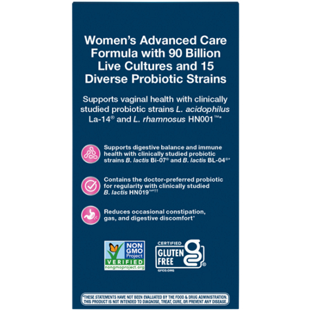 Fortify Optima Women's Probiotic Prebiotics 90 CFUs vegetarian capsules view 5