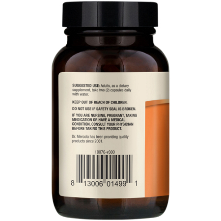 Mercola Liposomal Vitamin C 1000 MG bottle back