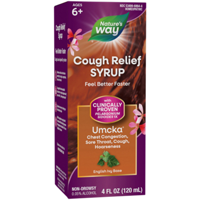 Umcka Cough Syrup - Max Relief - Non-Drowsy - English Ivy (4 Fluid Ounces)