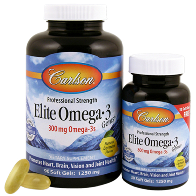Elite Omega-3 Gems - Lemon