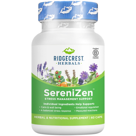 SereniZen Stress Management Support bottle front