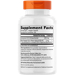 Supplement Facts label for CoQ10 200 MG softgels