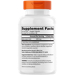 Supplement Facts label for Doctors Best Alpha-Lipoc Acid 600 MG