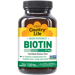 Country Life Biotin for Hair Skin and Nails Support capsules 10 MG bottle front