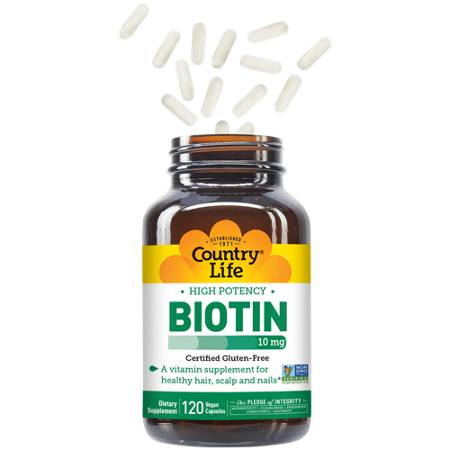 Country Life Biotin for Hair Skin and Nails Support 10 MG capsules view 4
