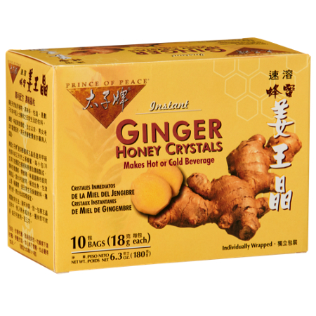 Prince Of Peace Ginger Honey Crystals Tea box front