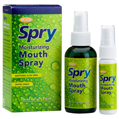 Xlear Spry Moisturizing Mouth Spray with Soothing Aloe Vera & Xylitol