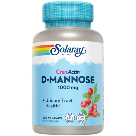Solaray D-Mannose with CranActin Urinary Tract Health Capsules 400 MG view 2