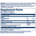 Supplement Facts label for Solaray D-Mannose with CranActin 400 MG Cranberry