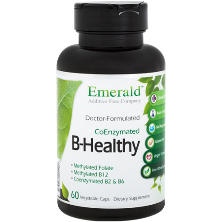 Emerald Labs CoEnzymated B-Healthy Vegetarian Capsules front