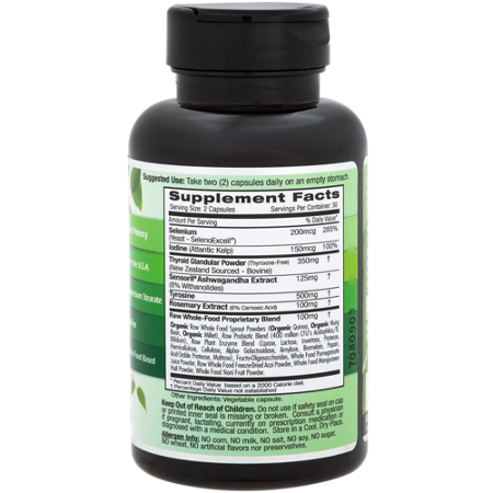 Emerald Labs Thyroid Health with Ashwagandha capsules alternate view 3