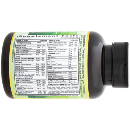Emerald Labs Women's 45+ Multivitamin Label