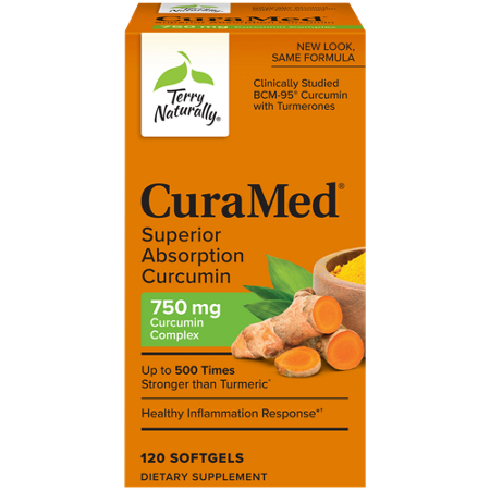 CuraMed Superior Absorption Curcumin box front