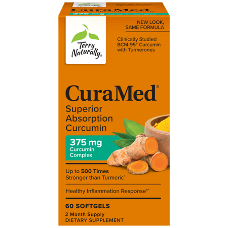 CuraMed Superior Absorption Curcumin box front