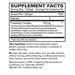 Supplement Facts label for CuraMed Curcumin 375 MG