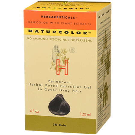 Naturcolor Natural Hair Color Herbal Based 3N Cola box front