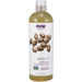 Now Foods 100 Percent Pure Castor Oil bottle front