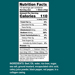 Nutrition label for Ostrim High Protein Beef & Elk Snack Stick Sweet & Spicy