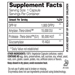 Supplement Facts label for Enzymedica GlutenEase