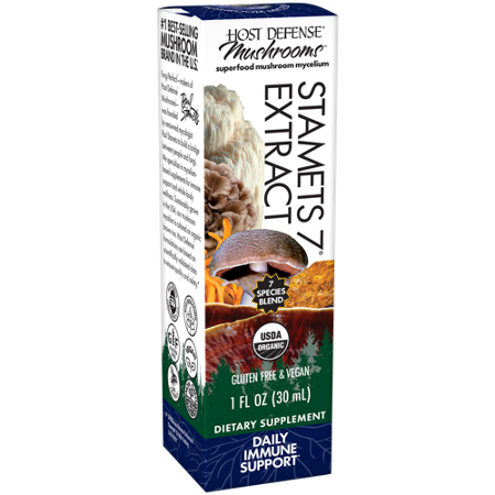 Host Defense Mushrooms Organic Stamets 7 Extract box front