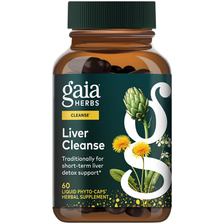 Gaia Herbs Liver Cleanse with Milk Thistle box front