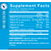 Supplement Facts label for Plant Based Calcium Bone Formula Vegetarian Capsules