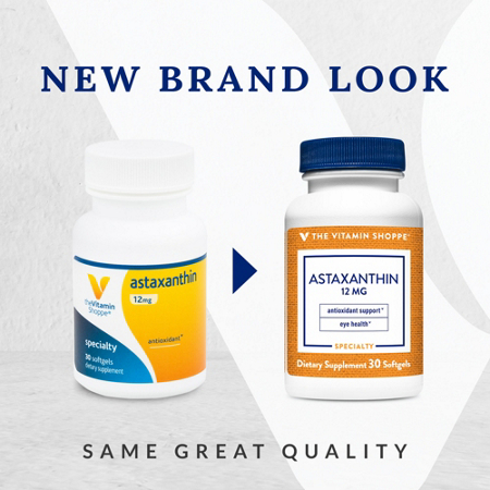 The Vitamin Shoppe Astaxanthin Antioxidant Support 12 MG softgels view 2
