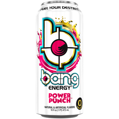 Bang Energy Drink with CoQ10 & Creatine POWER PUNCH (12 Drinks