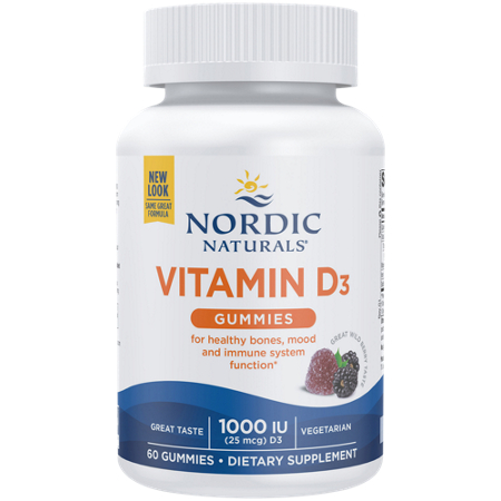 Nordic Naturals Vitamin D3 Gummies bottle front