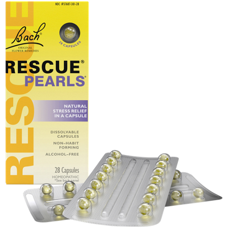Bach RESCUE PEARLS Natural Orange Vanilla Flavor capsules view 2